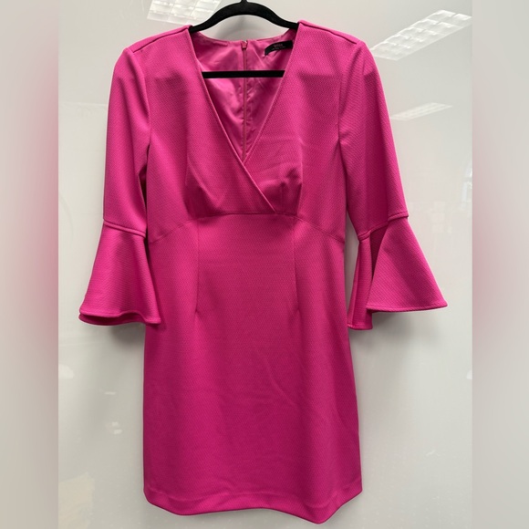 Trina Turk Pink Shift Dress - Size 6 - Like New - Never Worn - Picture 2 of 4